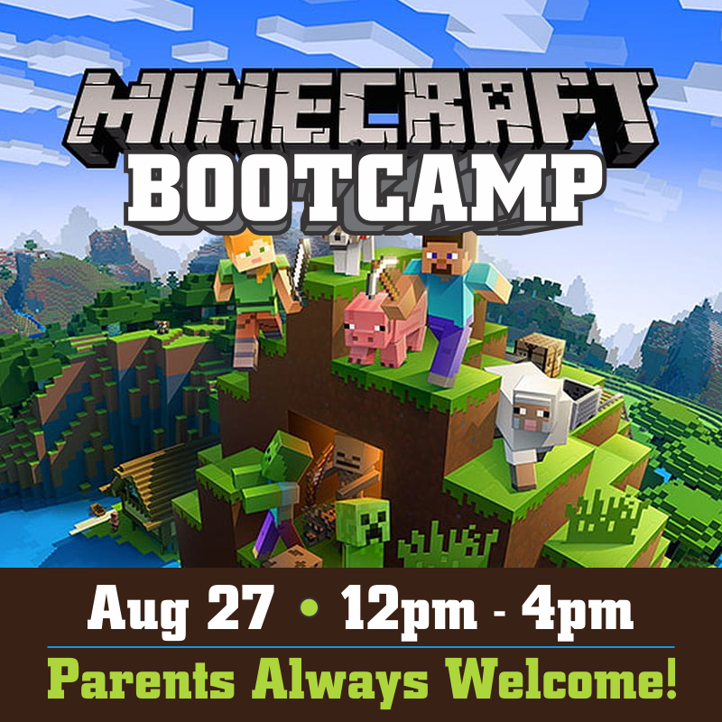 8/27/2023 – Free Minecraft Bootcamp – Elite Gaming Arena